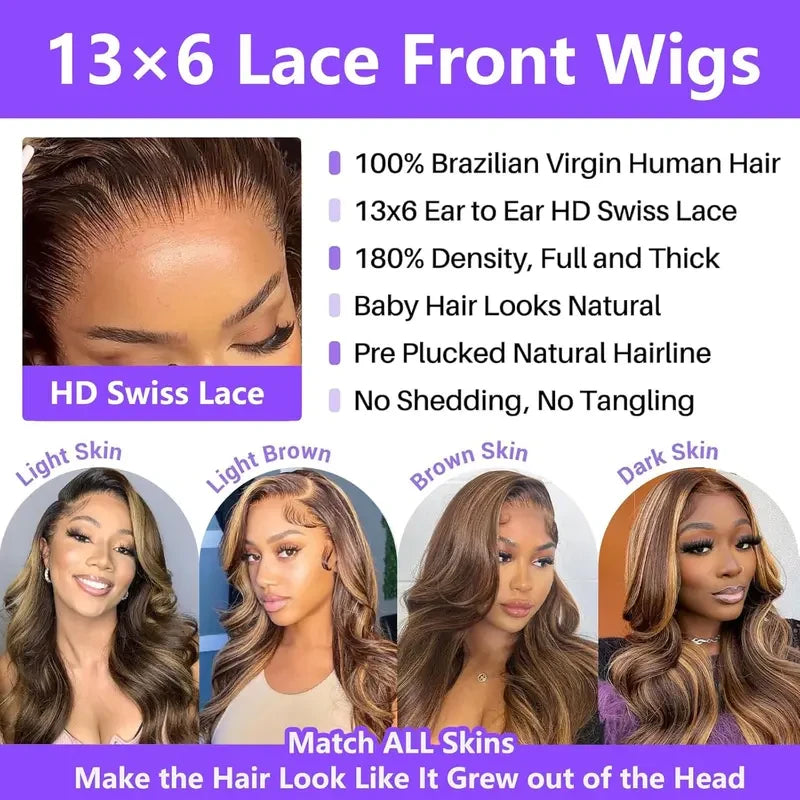 Honey Blonde Ombre Wig