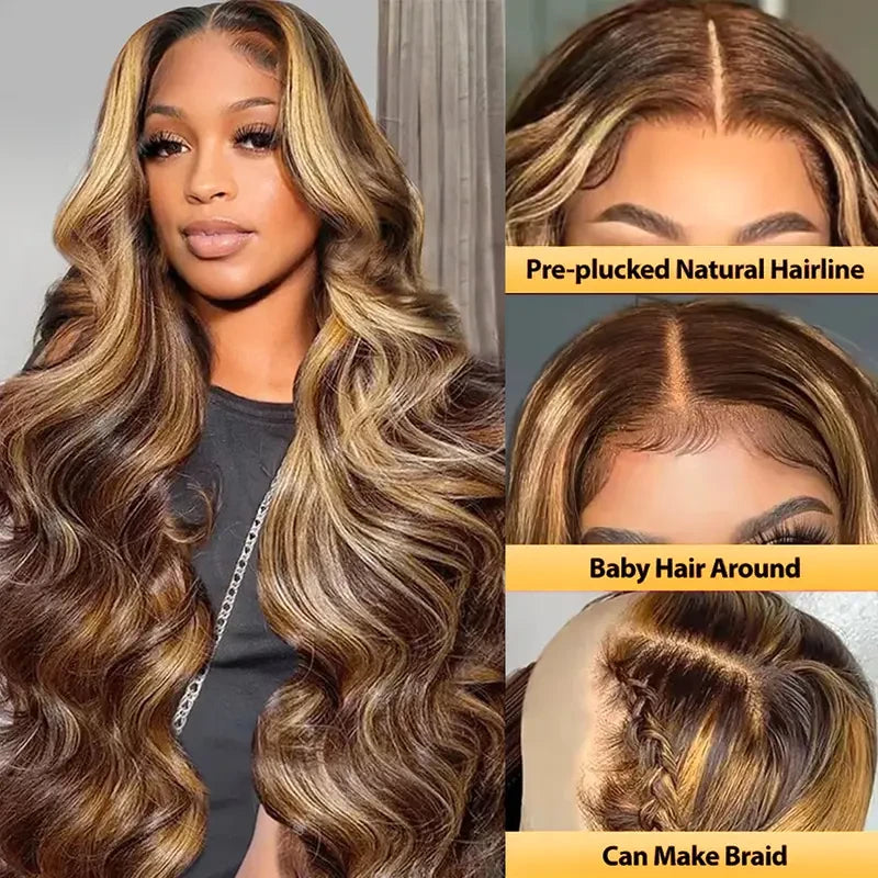 Honey Blonde Ombre Wig