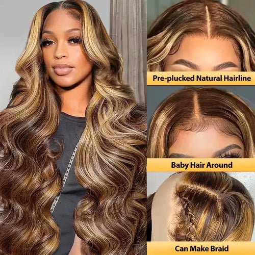 Honey Blonde Ombre Wig